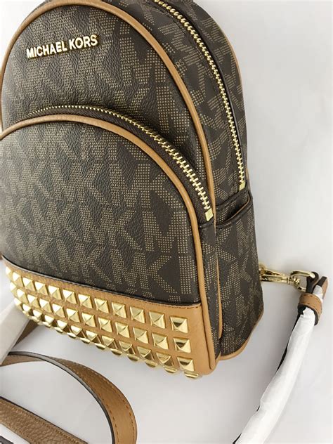 michael kors backpack studs|Michael Kors abbey backpack.